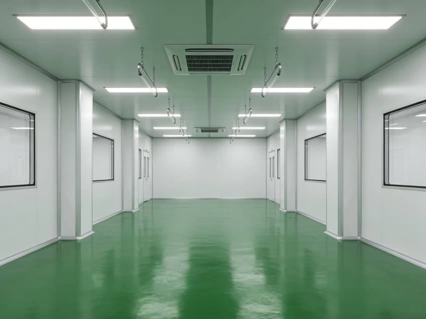 蚌埠航天航空零件生产车间净化装修工程