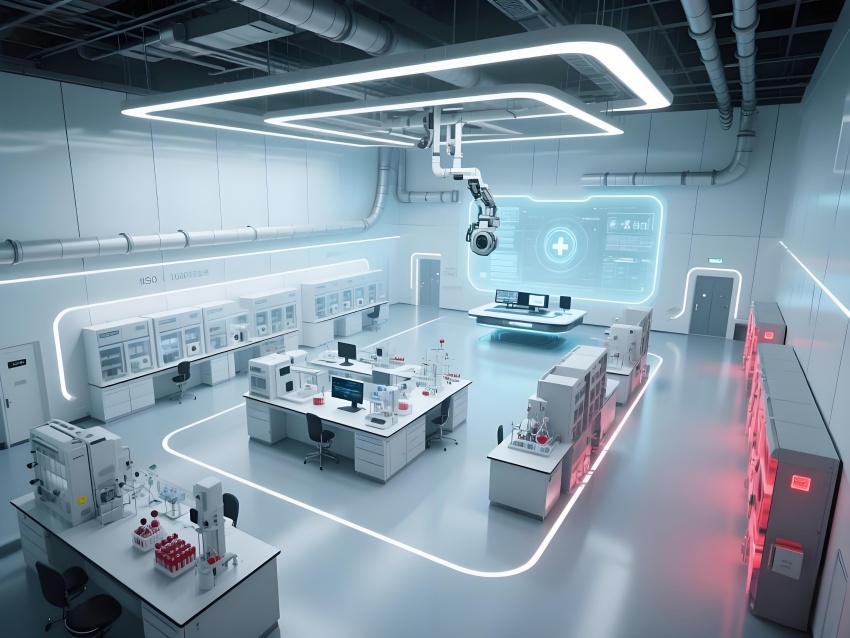 合肥1000平医药研发实验室设计方案效果分享