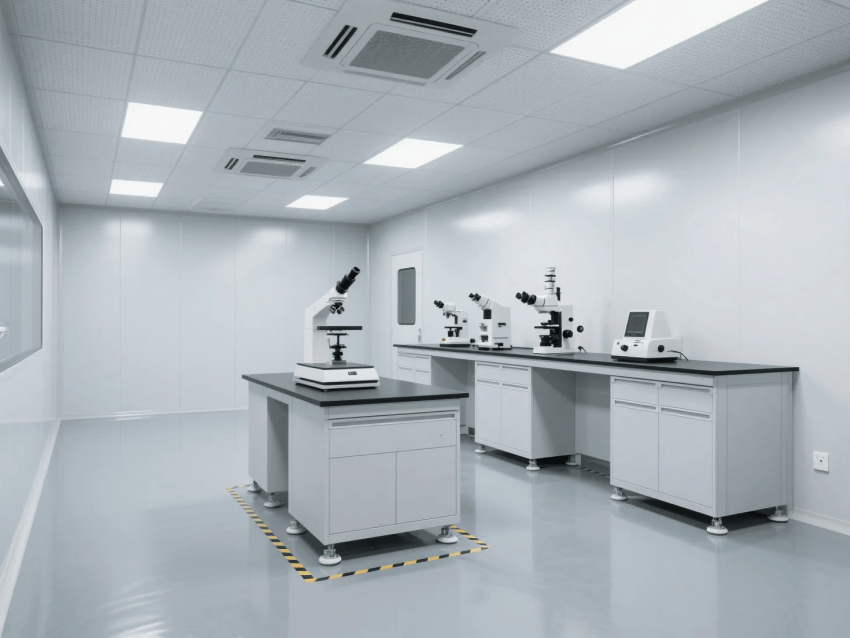 淮南1200平恒温恒湿实验室装修效果分享